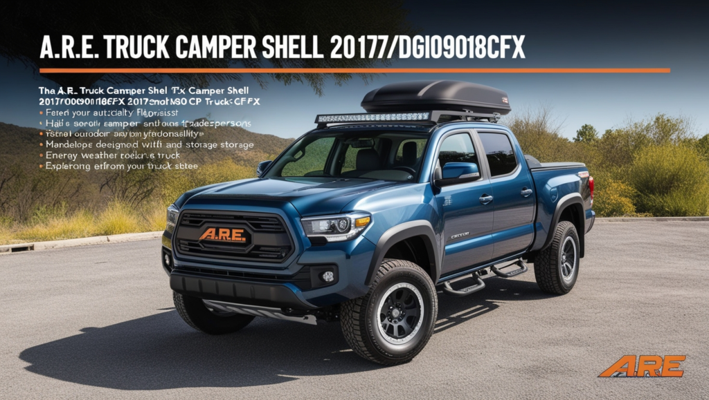 A.R.E. Truck Camper Shell 2017DG1009018CFX