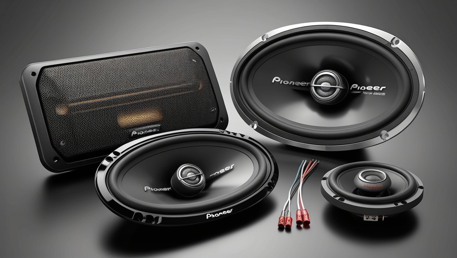 Pioneer TS-A709 Dash Speakers for 2019 Nissan Frontier Crossover Adapter