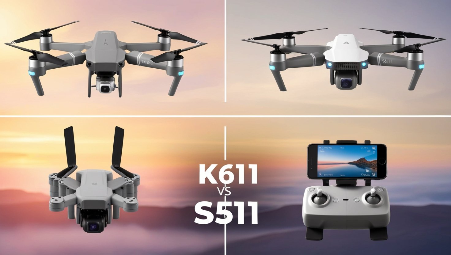 K611 Max Drone vs S151